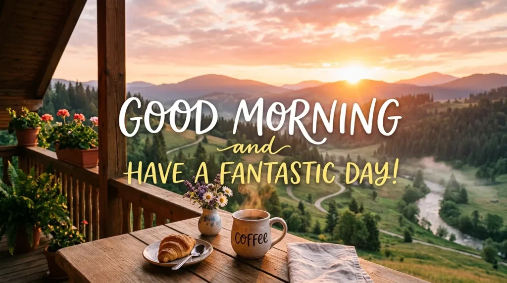 Good Morning and Have a Fantastic Day Wishes