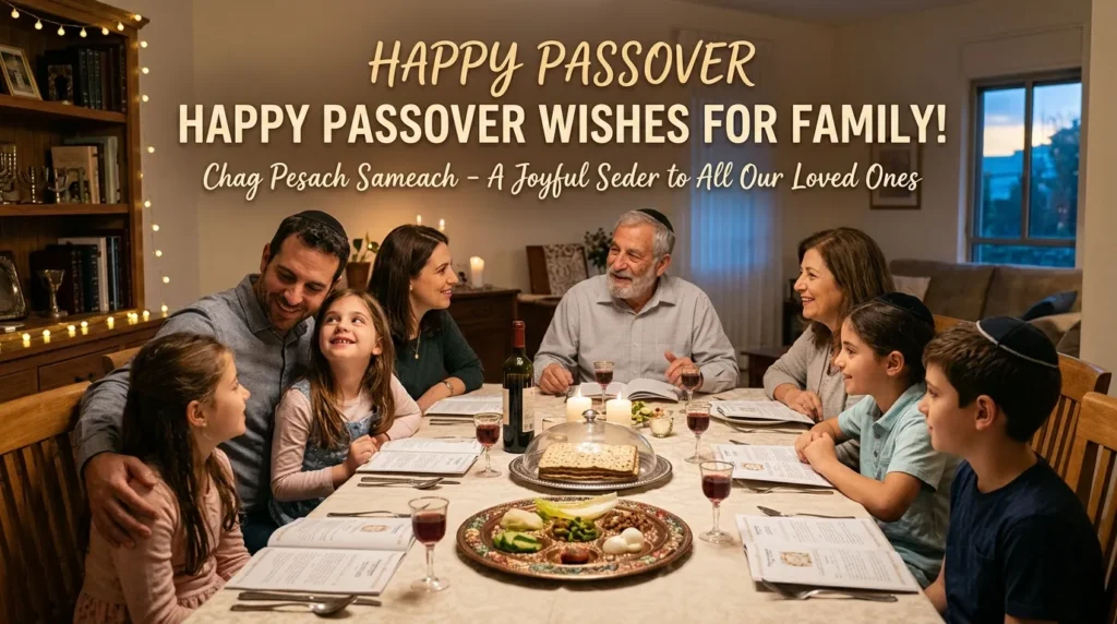 Happy Passover Wishes for Family
