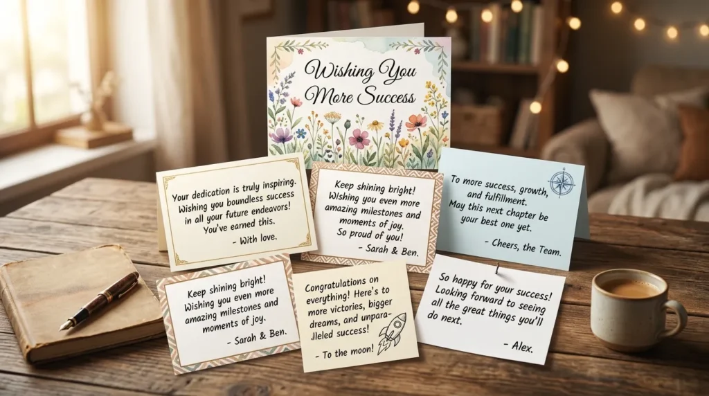 Heartfelt Wishing You More Success Messages