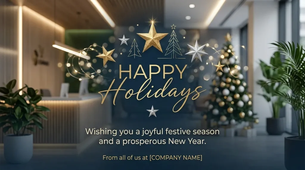 Professional Happy Holidays Wishes