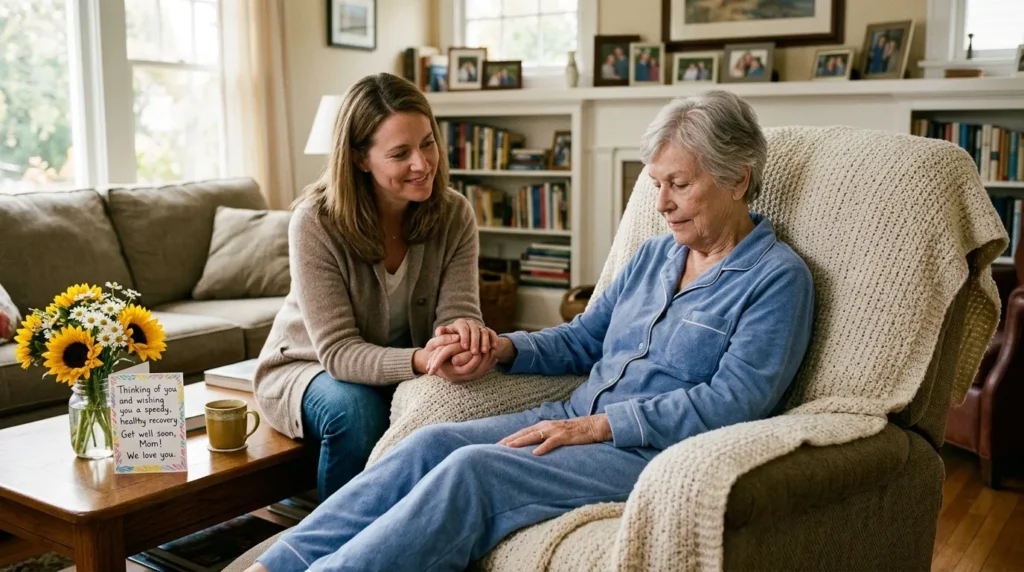 Recovery Wishes After Surgery for Family Members