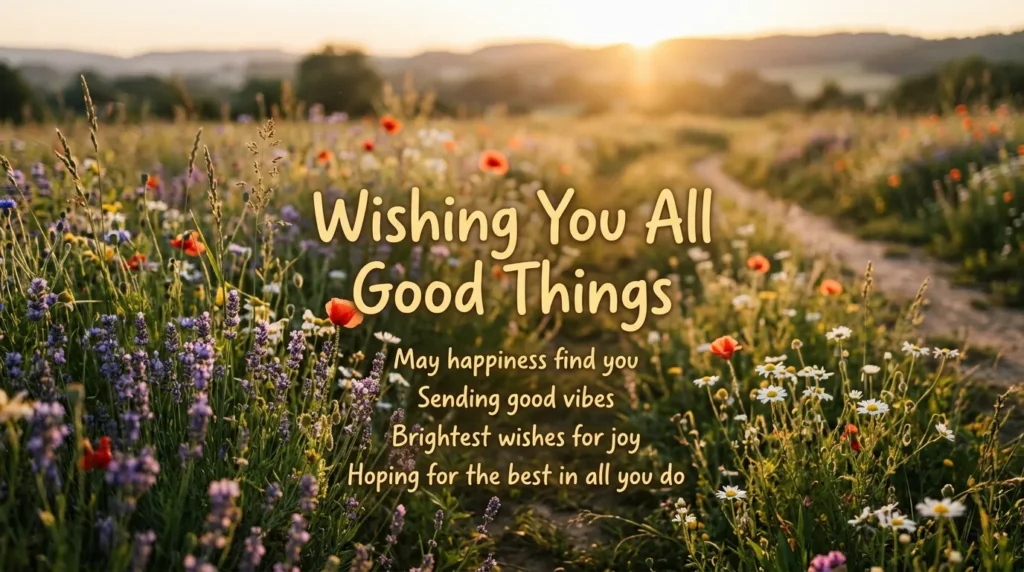Short Wishing You All Good Things Messages