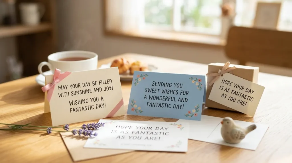 Sweet Wishing You a Fantastic Day Messages
