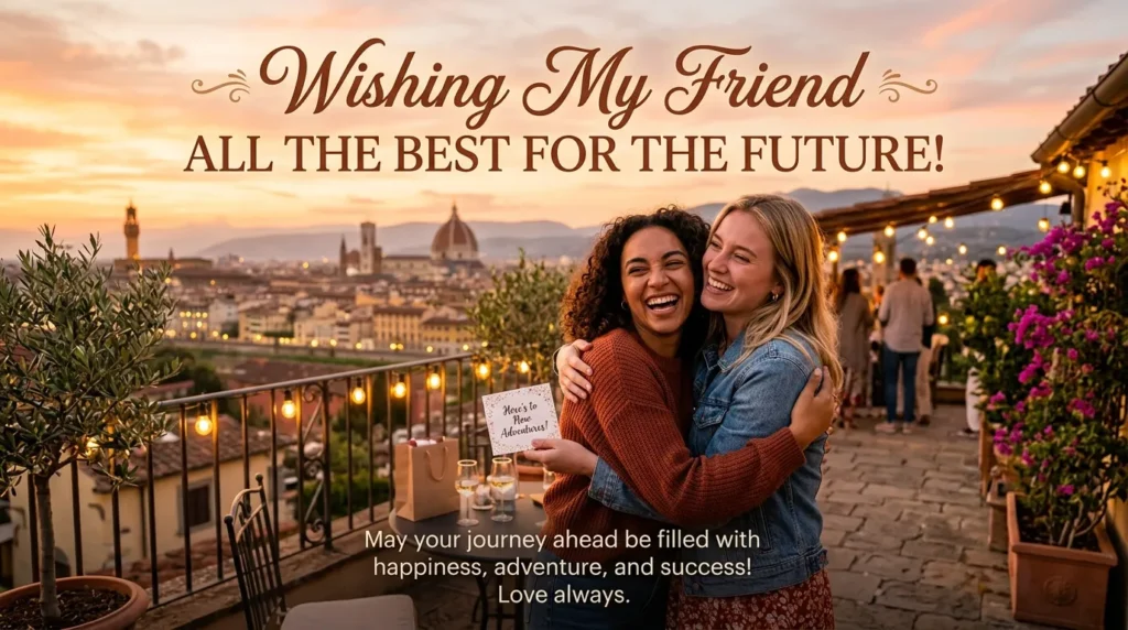 Wishing a Friend All the Best for the Future