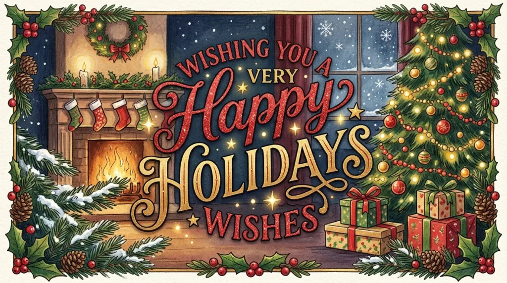 Wishing You a Very Happy Holidays Wishes