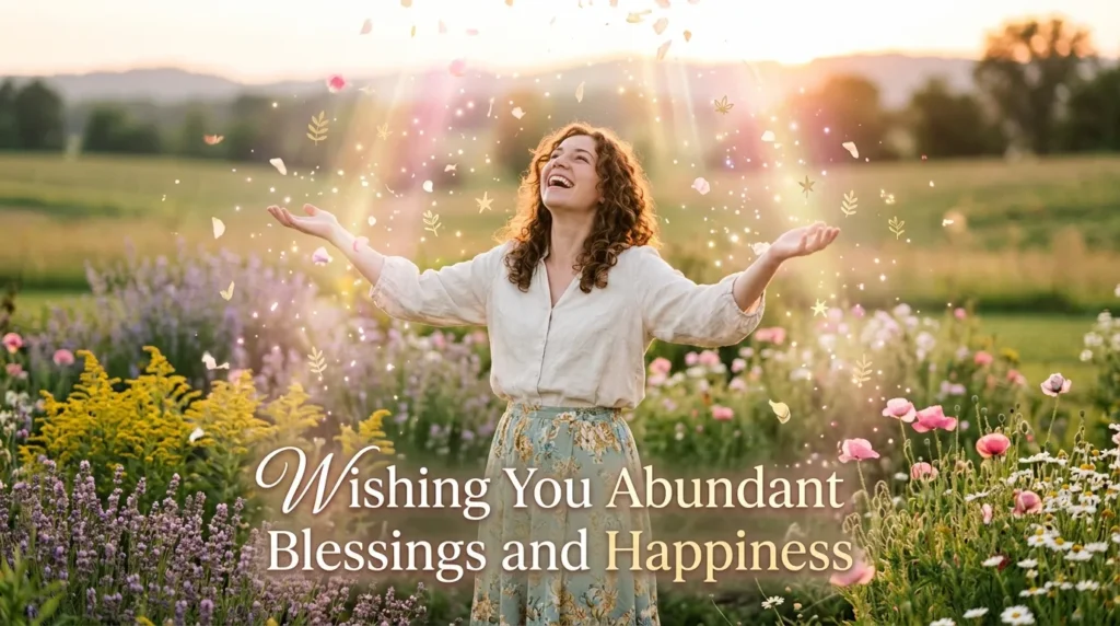 Wishing You Abundant Blessings and Happiness