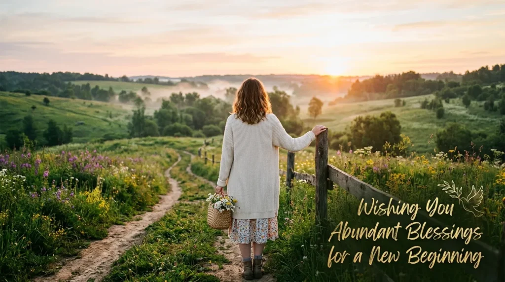 Wishing You Abundant Blessings for a New Beginning