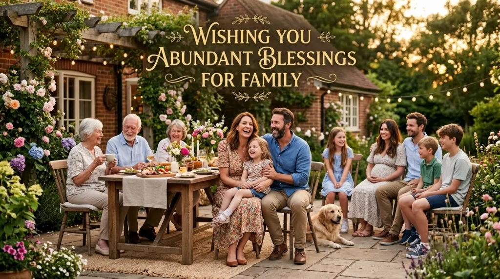 Wishing You Abundant Blessings for Family