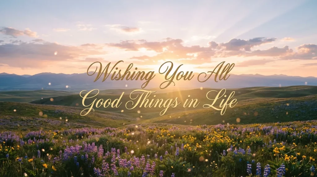 Wishing You All Good Things in Life
