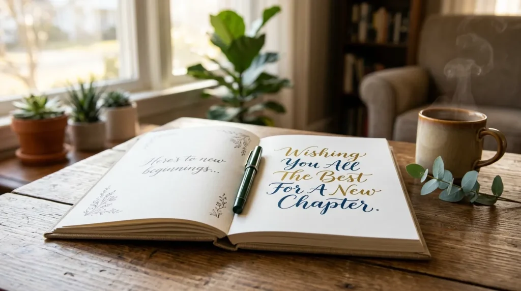 Wishing You All the Best for a New Chapter