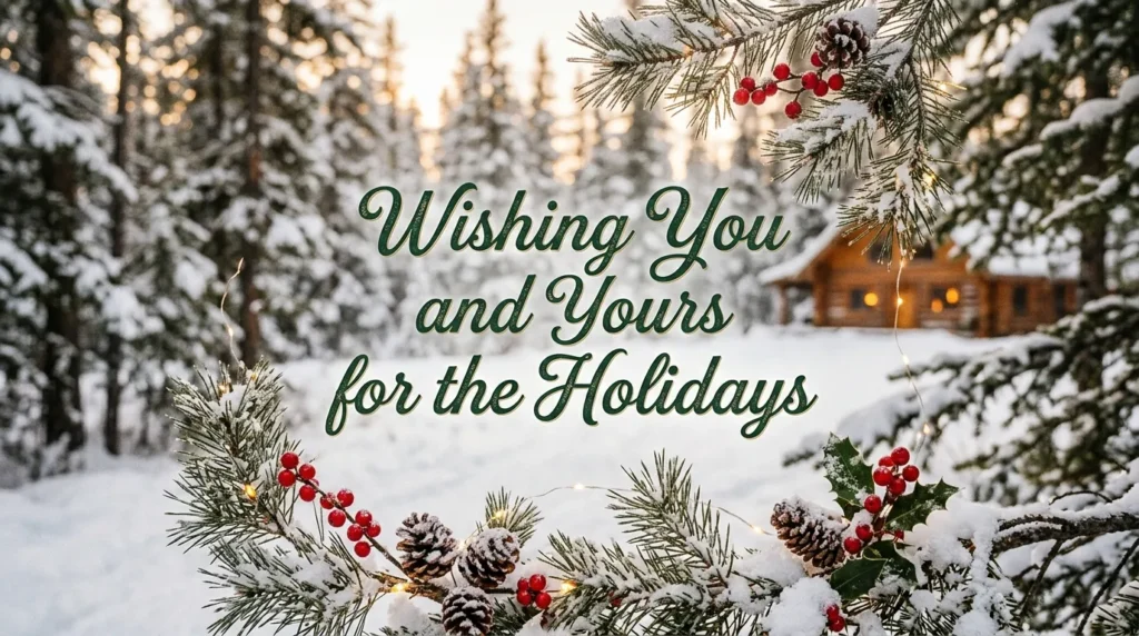 Wishing You and Yours for the Holidays
