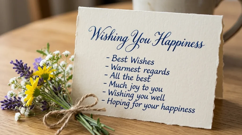 Wishing You Happiness Synonyms