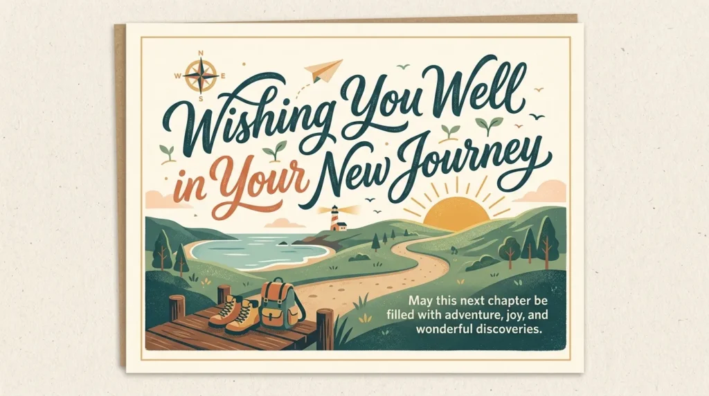 Wishing You Well in Your New Journey