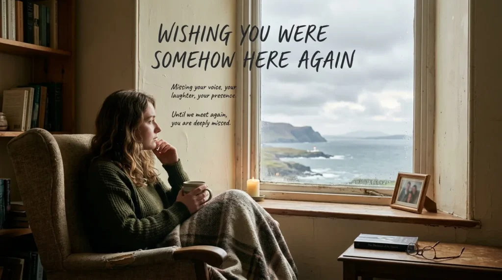 Wishing You Were Somehow Here Again Messages