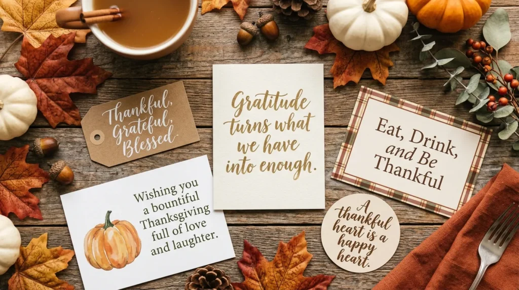 Short Thanksgiving Quotes and Wishes