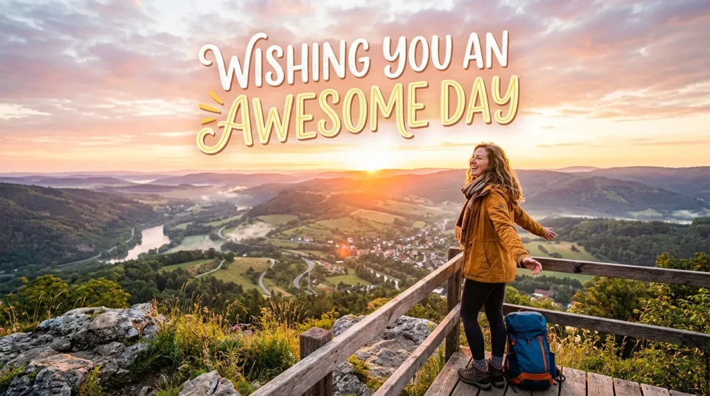 Wishing You an Awesome Day Messages
