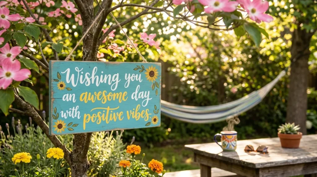 Wishing You an Awesome Day With Positive Vibes