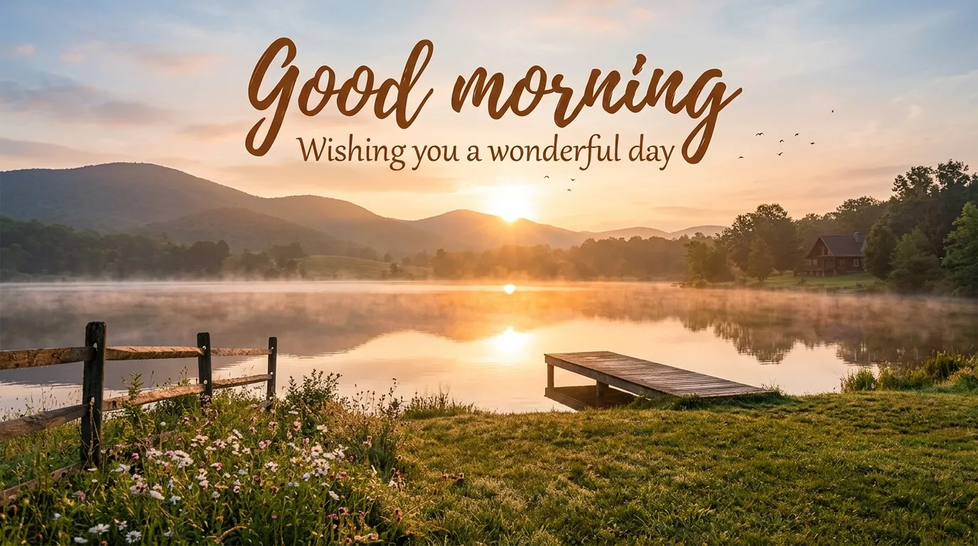Good Morning Wishing You a Wonderful Day