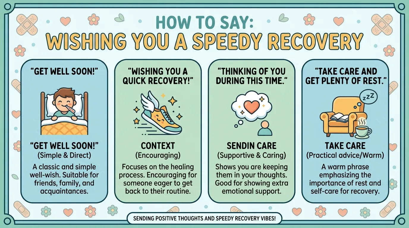 How to Say Wishing You a Speedy Recovery