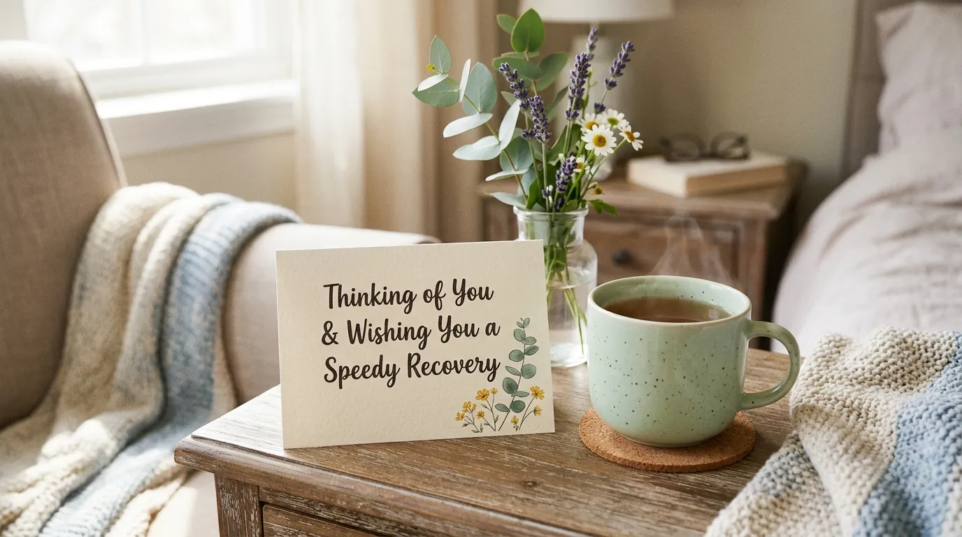 Thinking of You and Wishing You a Speedy Recovery