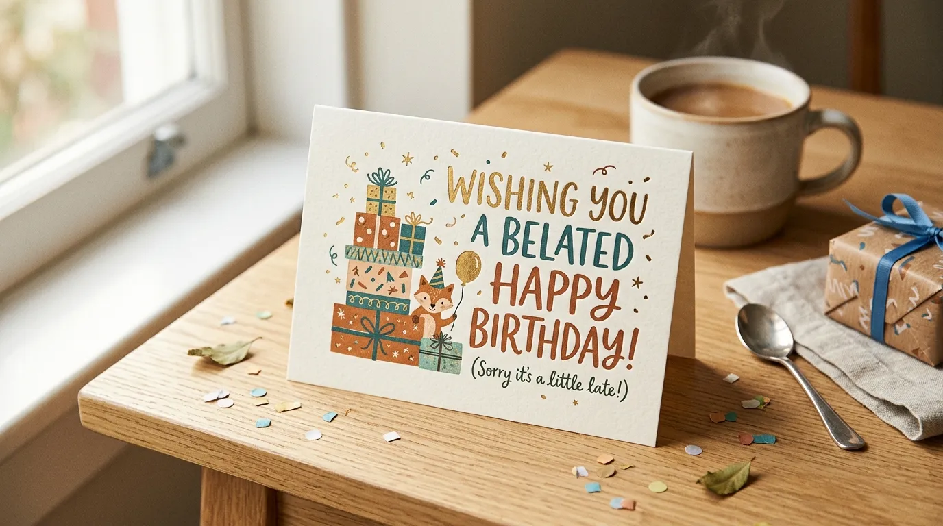 Wishing You a Belated Happy Birthday