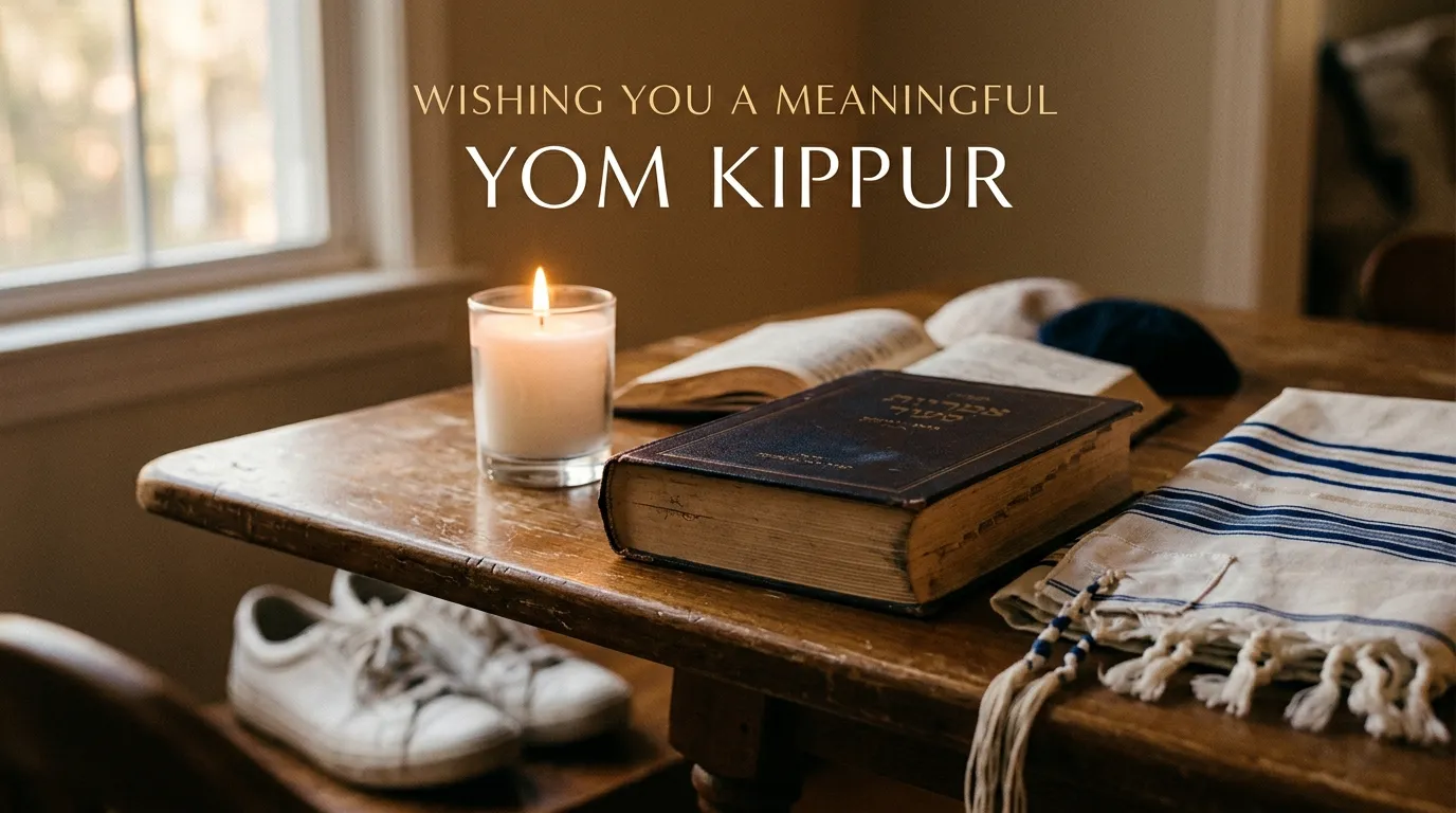 Wishing You a Meaningful Yom Kippur