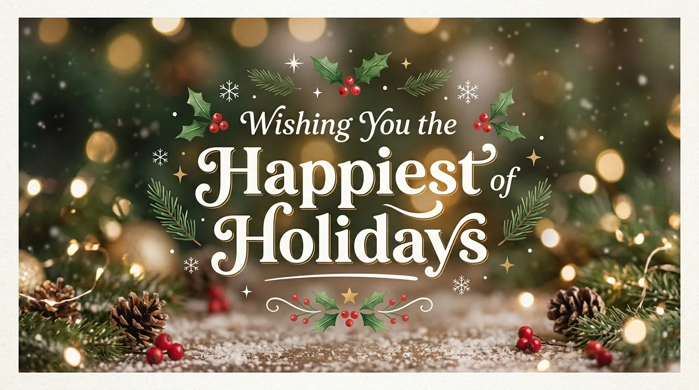 Wishing You the Happiest of Holidays