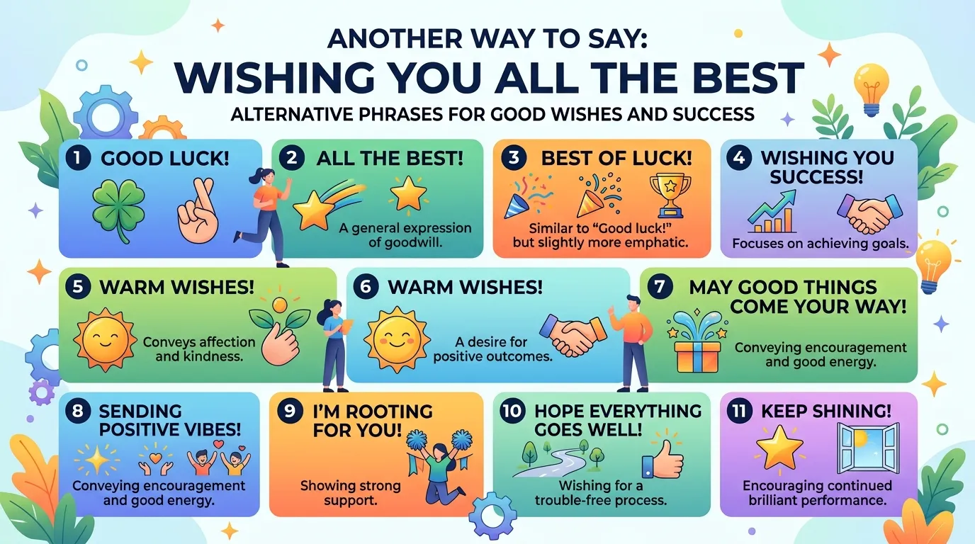 Another Way to Say Wishing You All the Best