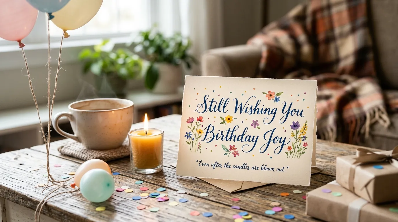 Still Wishing You Birthday Joy