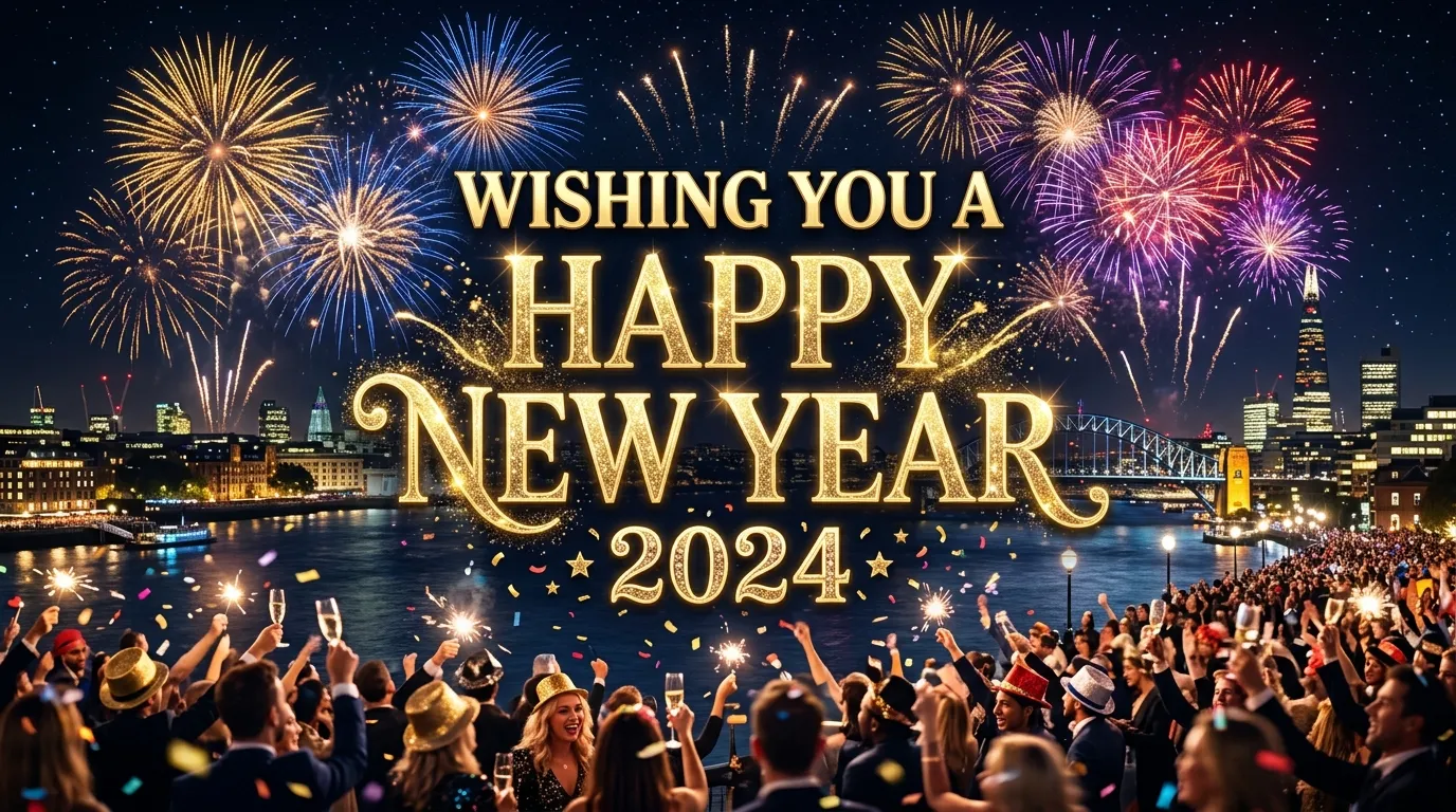 Wishing You a Happy New Year Capitalized