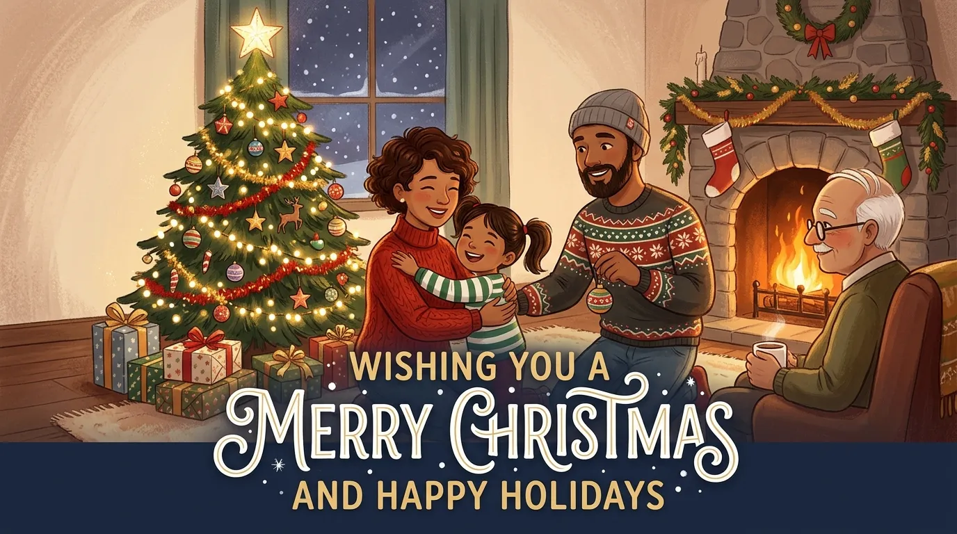 Wishing You a Merry Christmas and Happy Holidays