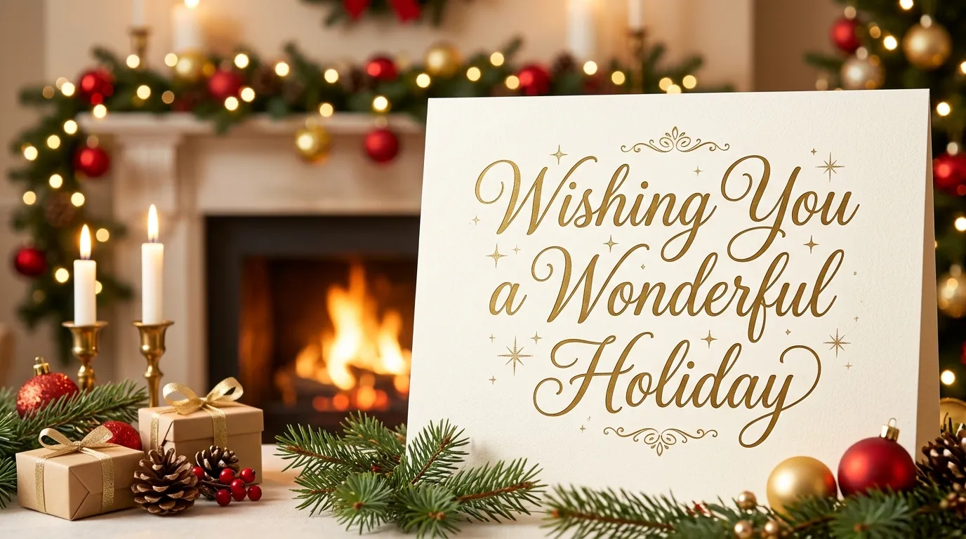 Wishing You a Wonderful Holiday