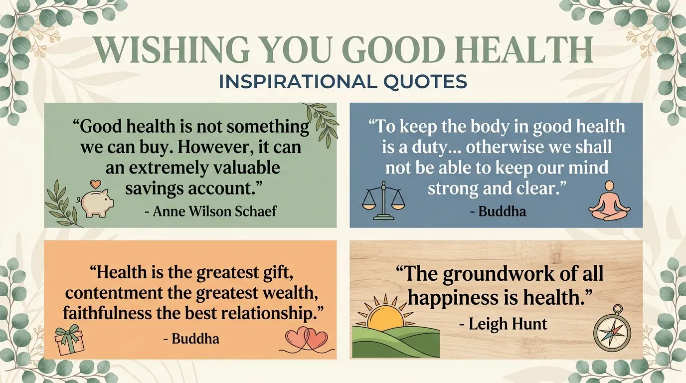 Wishing You Good Health Quotes