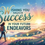 Wishing You Much Success in Your Future Endeavors