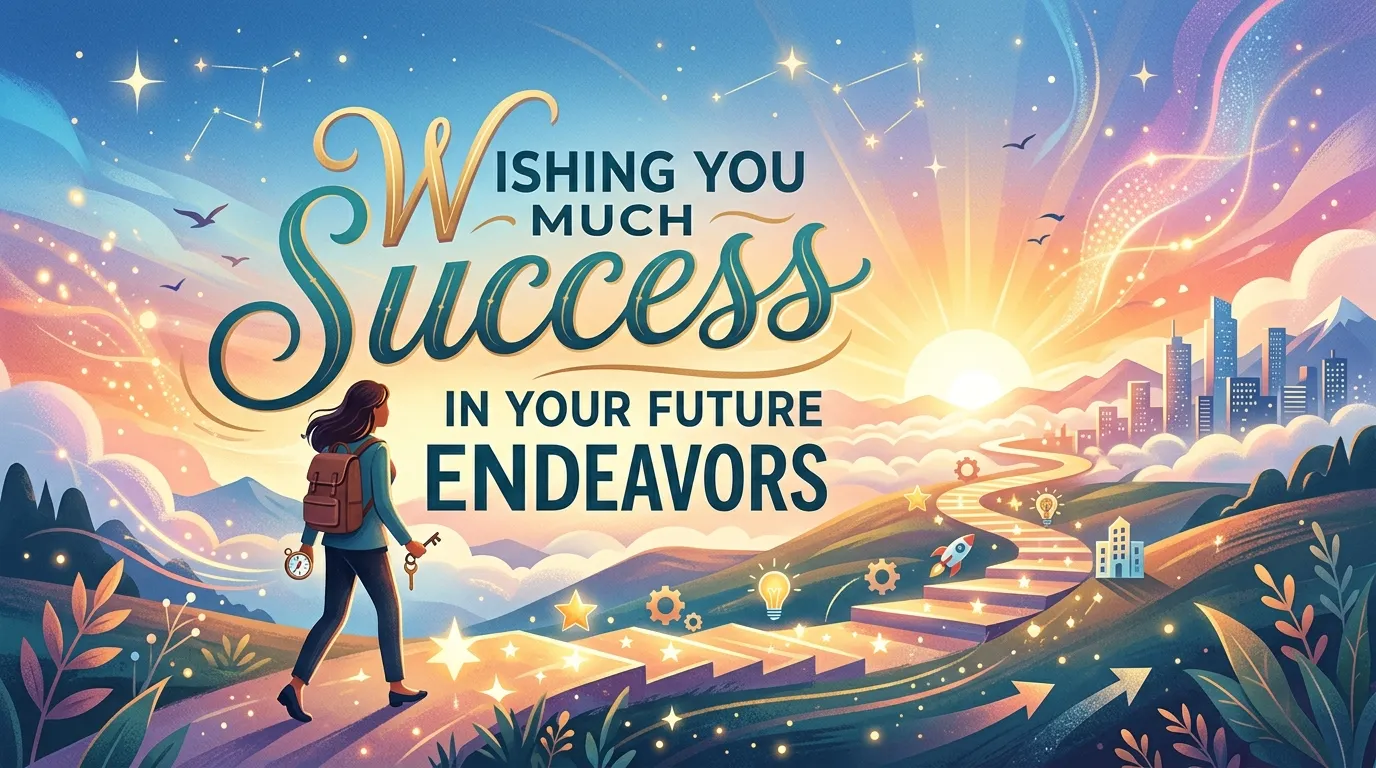 Wishing You Much Success in Your Future Endeavors