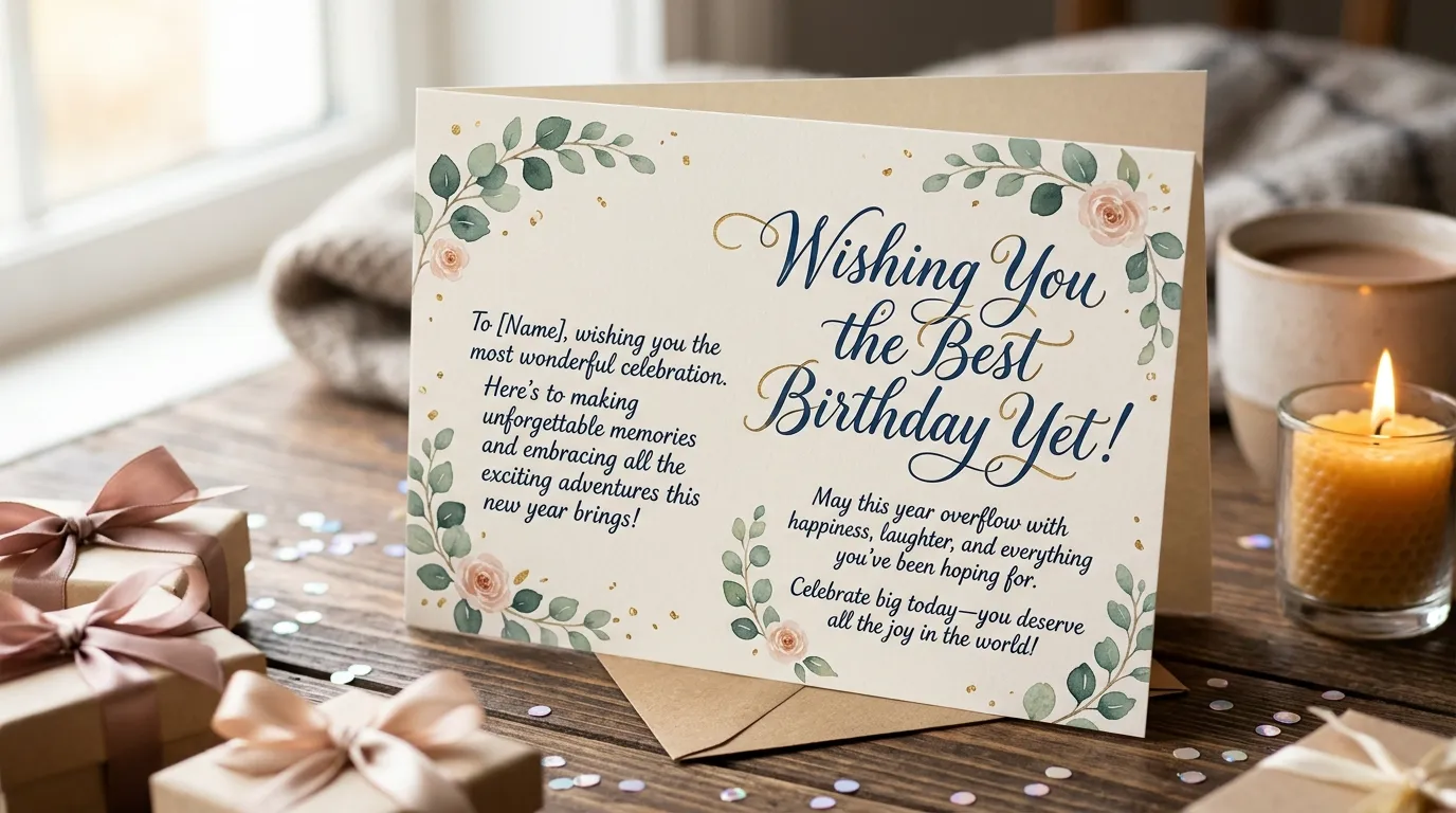 Wishing You the Best Birthday Yet Quotes