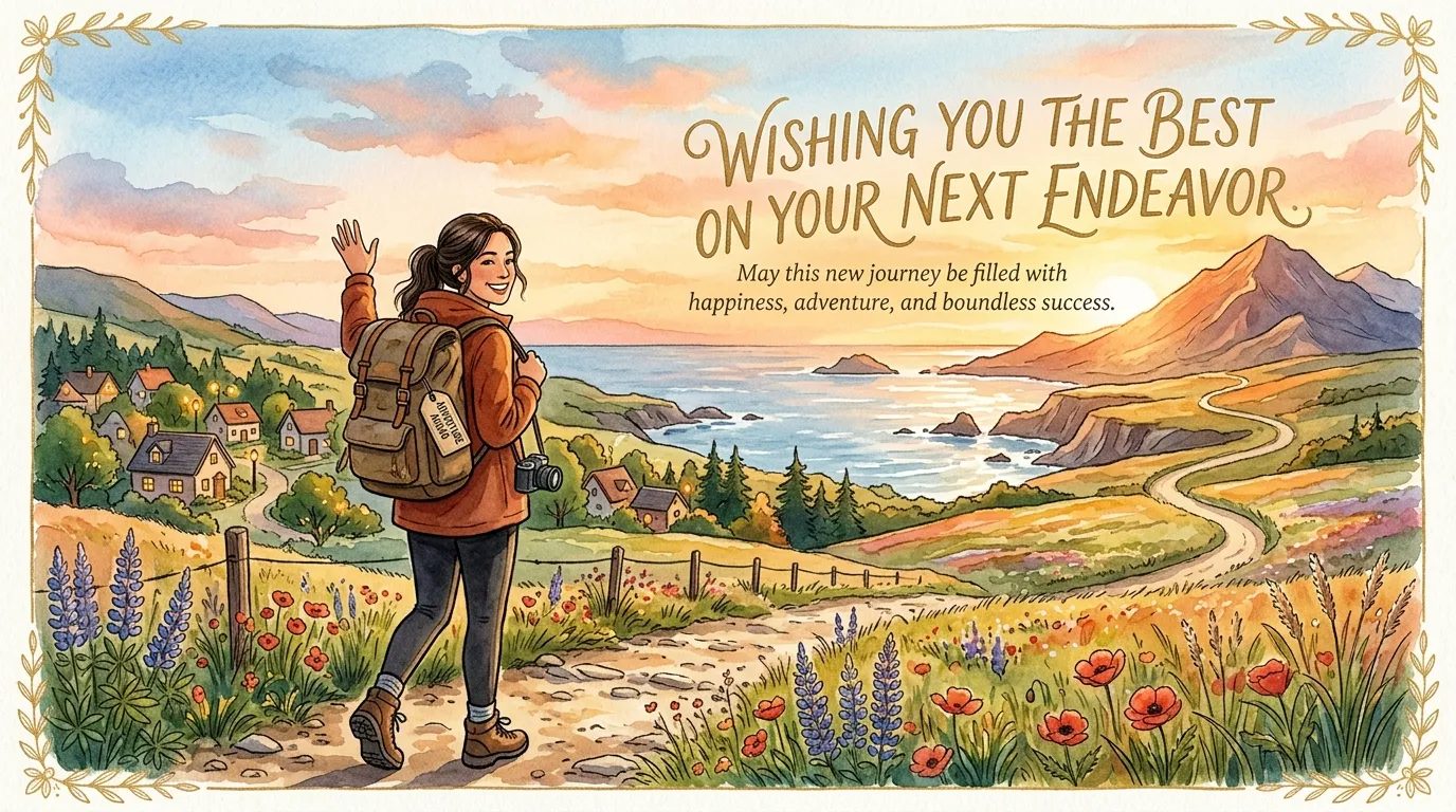 Wishing You the Best on Your Next Endeavor