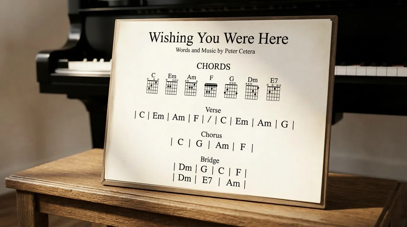 Wishing You Were Here Chords