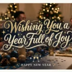 Wishing You a Year Full of Joy