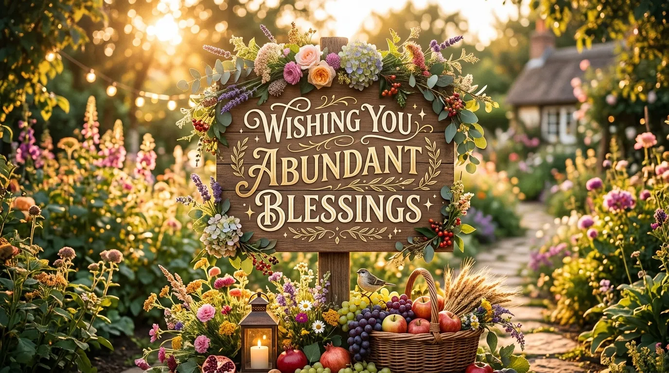 Wishing You Abundant Blessings