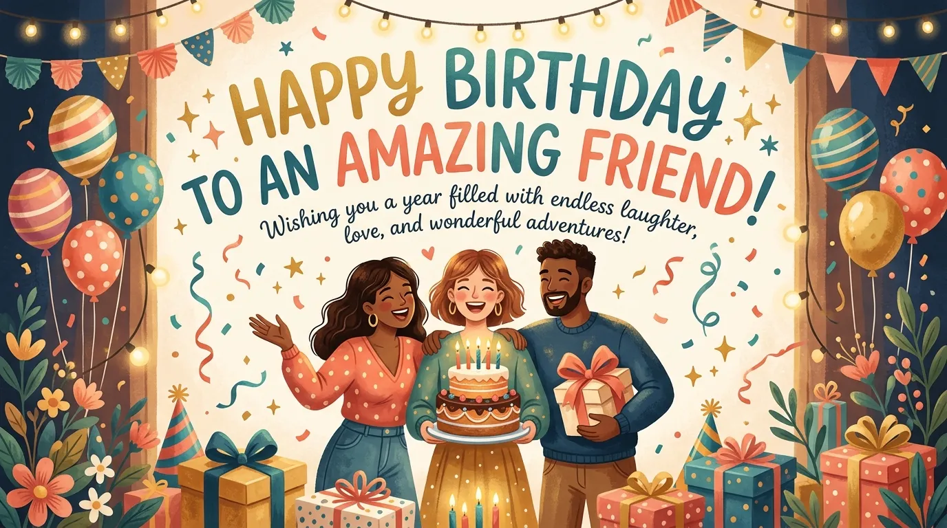 Birthday Wishes for Friend