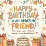 Happy Birthday Wishes for Friend